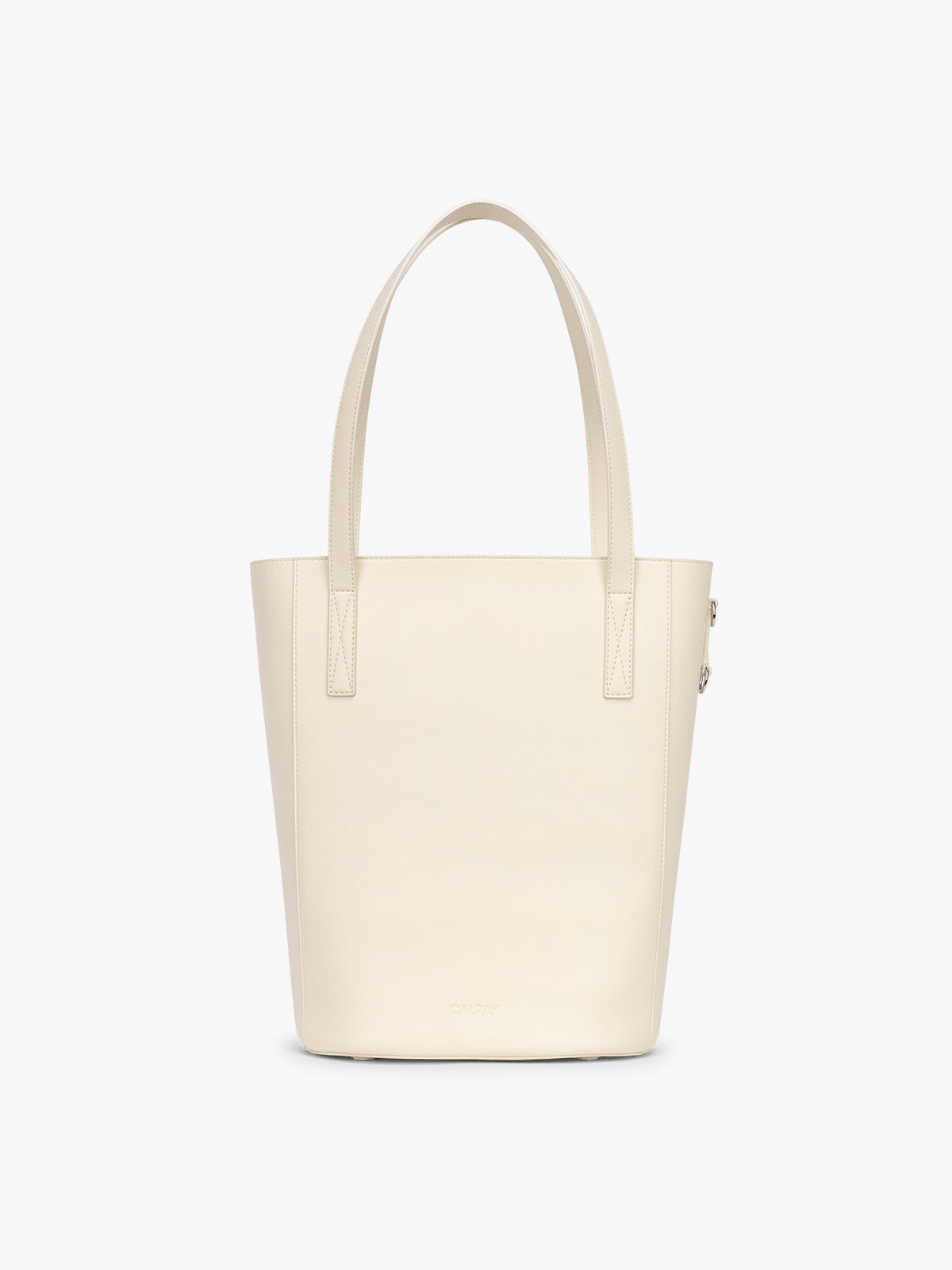 CALPAK Haven 14" Haven Laptop Tote in white beige Buttercream; ABU2501-BUTTERCREAM