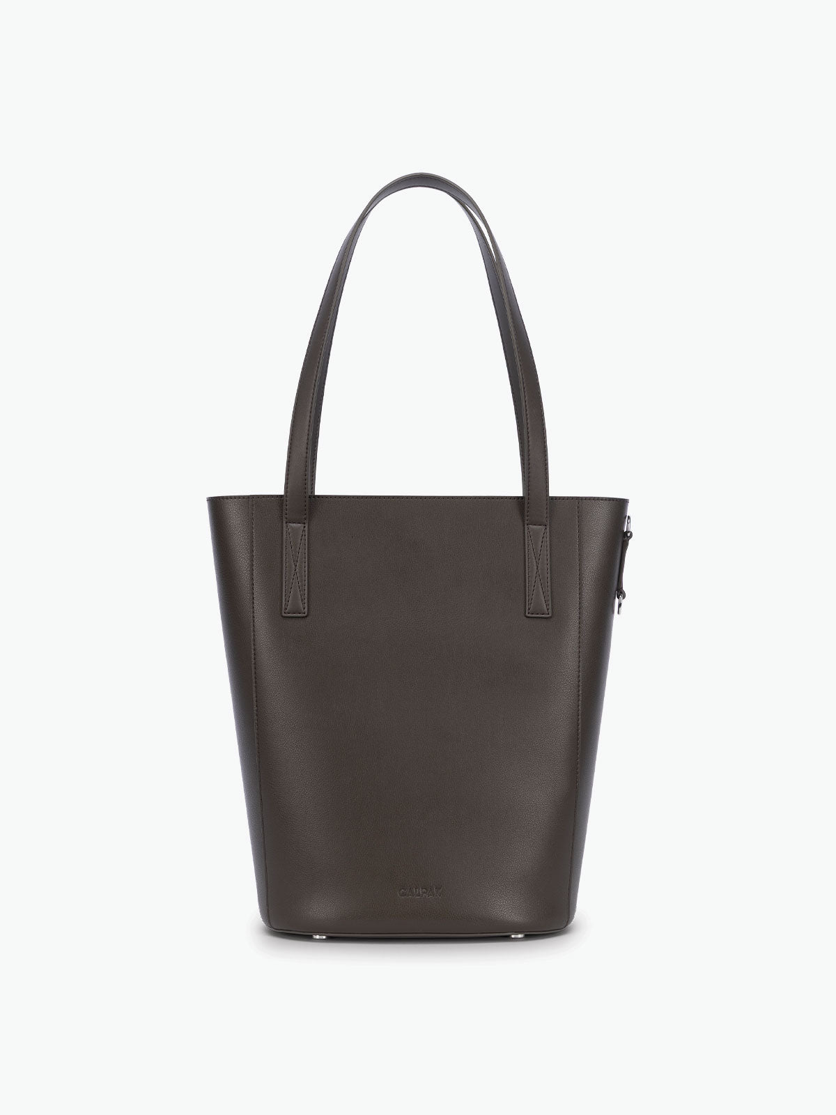 CALPAK Haven 14" Haven Laptop Tote in dark brown Mushroom; ABU2501-MUSHROOM