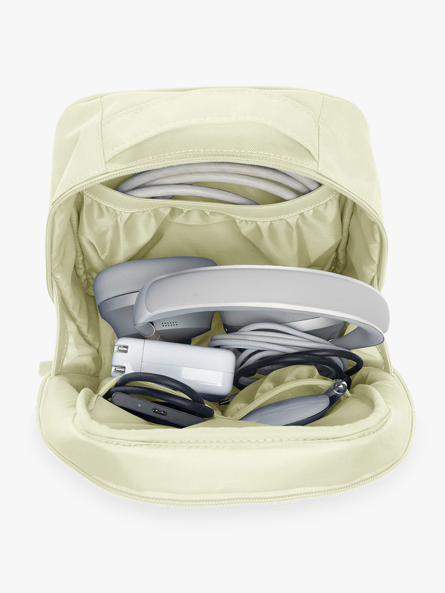 Items in CALPAK Everything Cube in light green Celadon; ACE2401-CELADON
