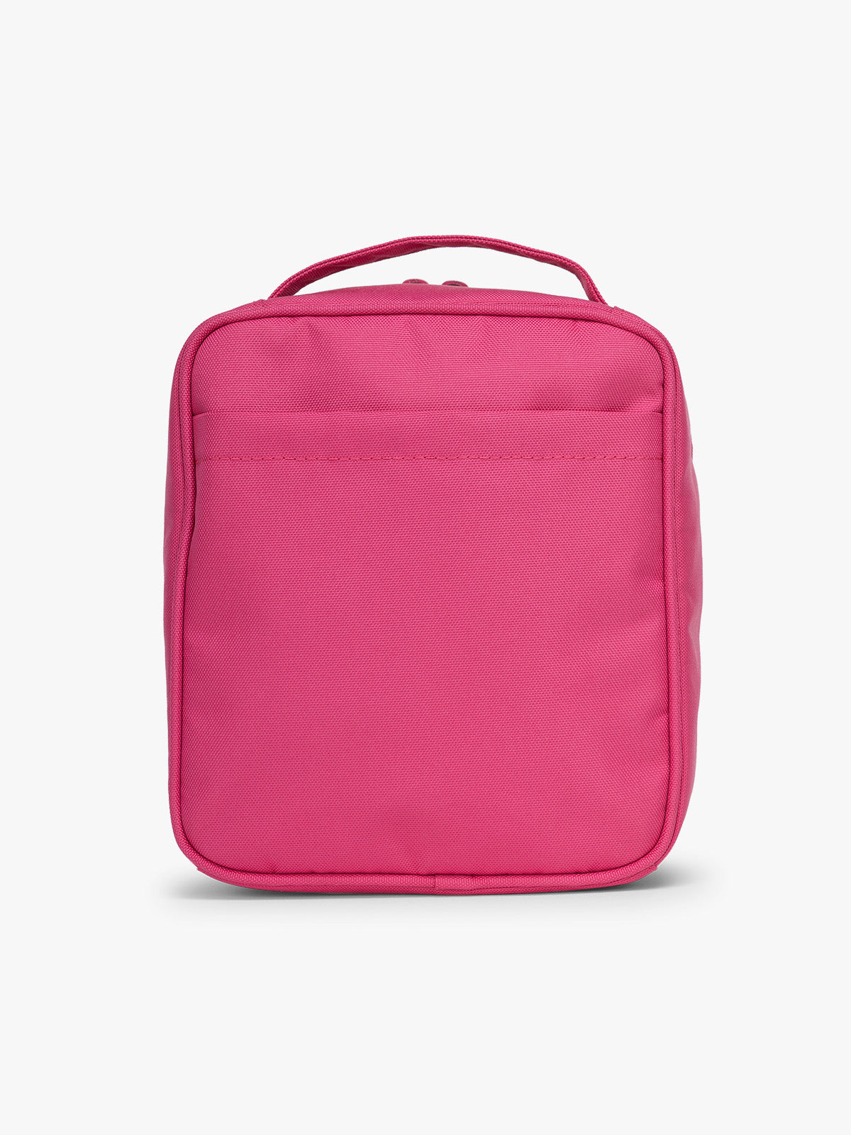 Backside of CALPAK Everything Cube in bright pink Dragonfruit; ACE2401-DRAGONFRUIT