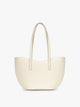 CALPAK Haven Tulip Tote in beige Buttercream; AHP2601-BUTTERCREAM