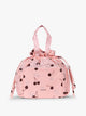 CALPAK Insulated Lunch Bag in Blossom Cherry in pink with cherry print with drawstring; ALB2001-BLOSSOM-CHERRY