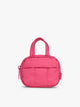 CALPAK Luka Duffel ZIp Bag Charm in bright pink Dragonfruit on a white background; ALK2501-DRAGONFRUIT