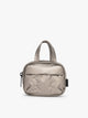 CALPAK Luka Duffel Zip Bag Charm in dark silver Gunmetal; ALK2501-GUNMETAL