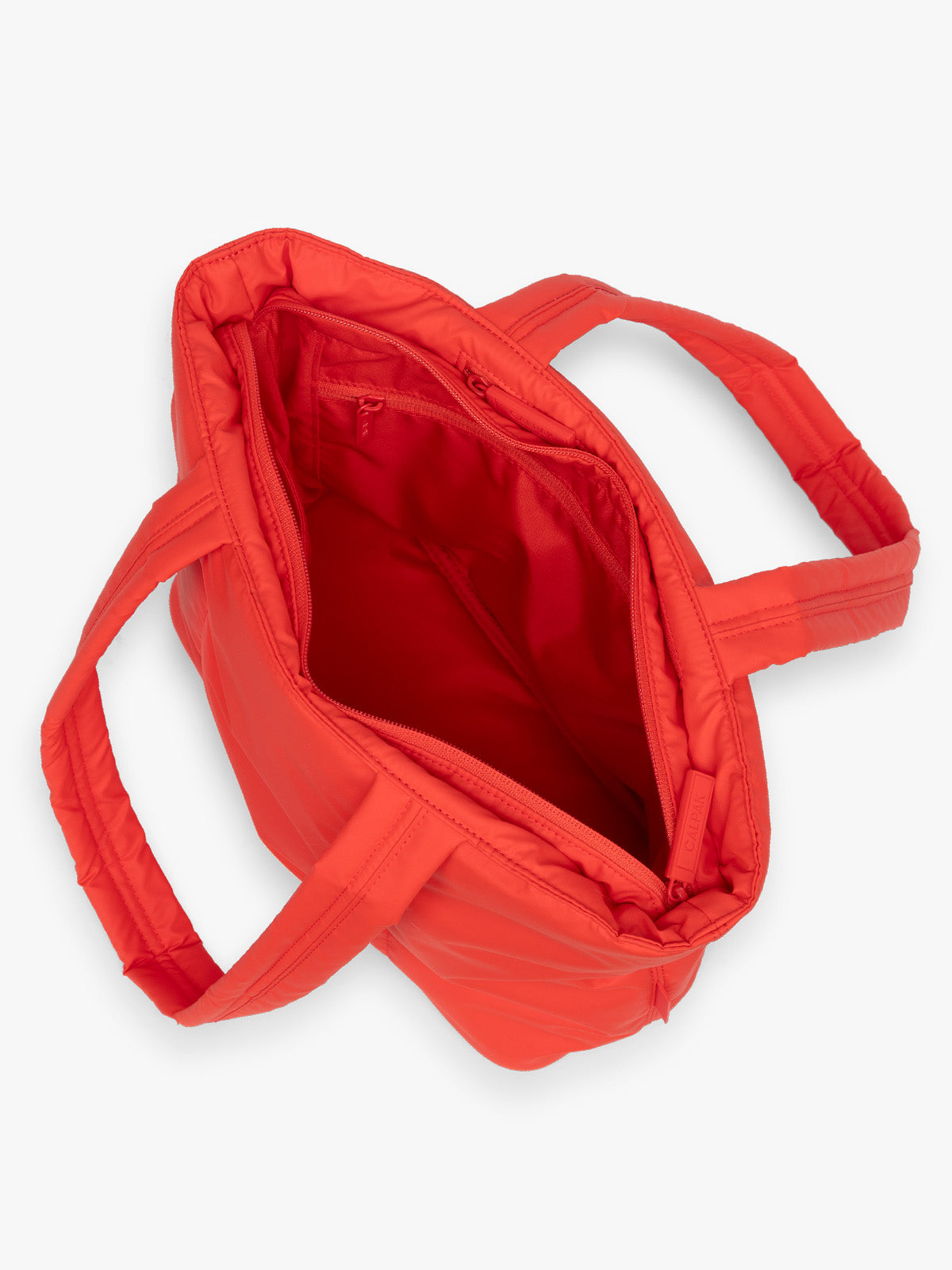 CALPAK Luka Mini Tote opened in Tomato;ALM2401-TOMATO