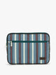 CALPAK 13"-14" Padded Laptop Sleeve in multicolor stripes; ALP2213-RIVIERA-STRIPE