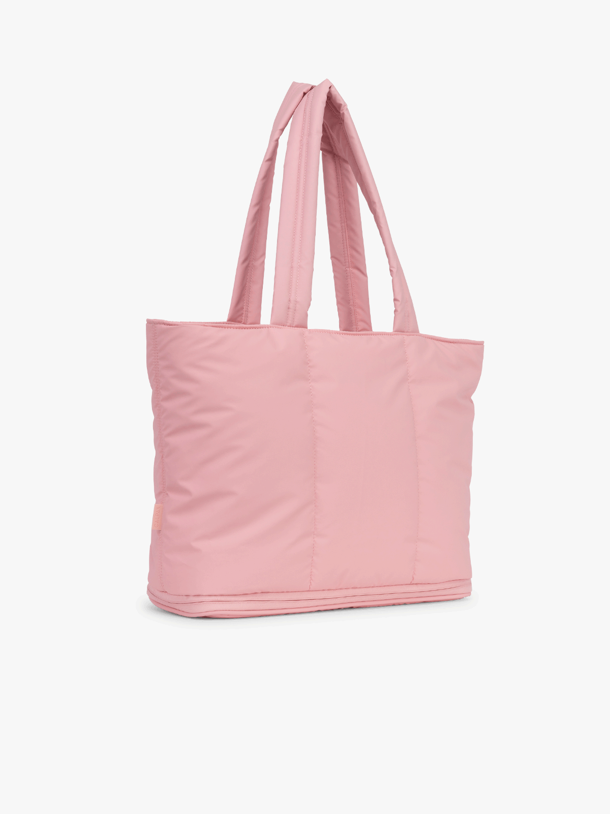 CALPAK Luka Expandable Tote Bag in pink Blossom expandable gif; ALT2201-BLOSSOM 