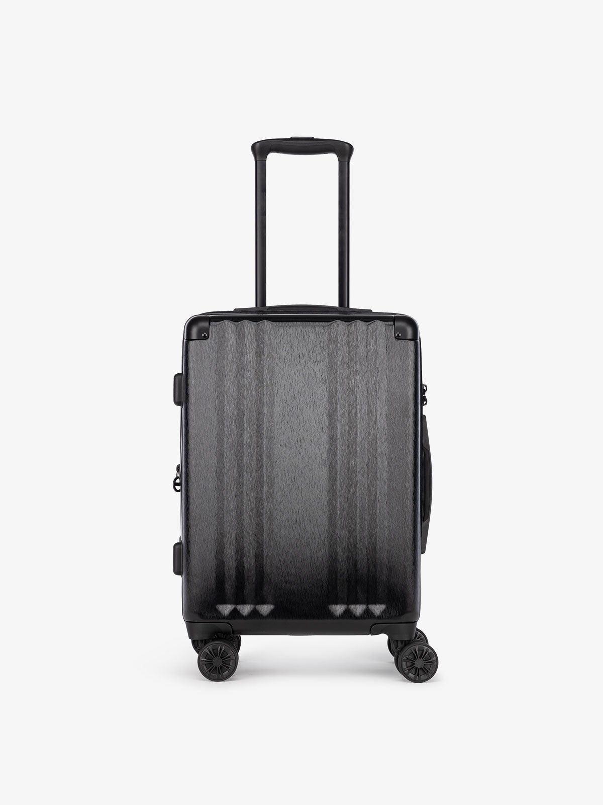 CALPAK Ambeur: 2 piece lightweight rolling spinner carry on luggage part of matching luggage set; LAM2000-BLACK