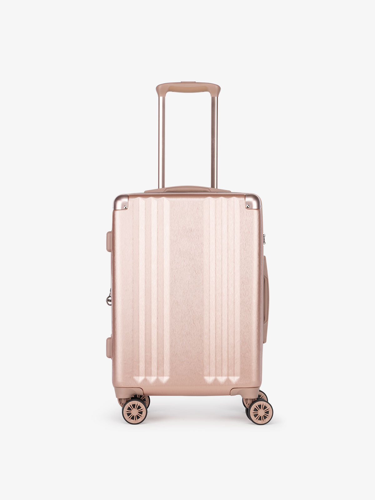 CALPAK Ambeur: lightweight cute rose gold carry on luggage part of 2 piece set; LAM2000-ROSE-GOLD