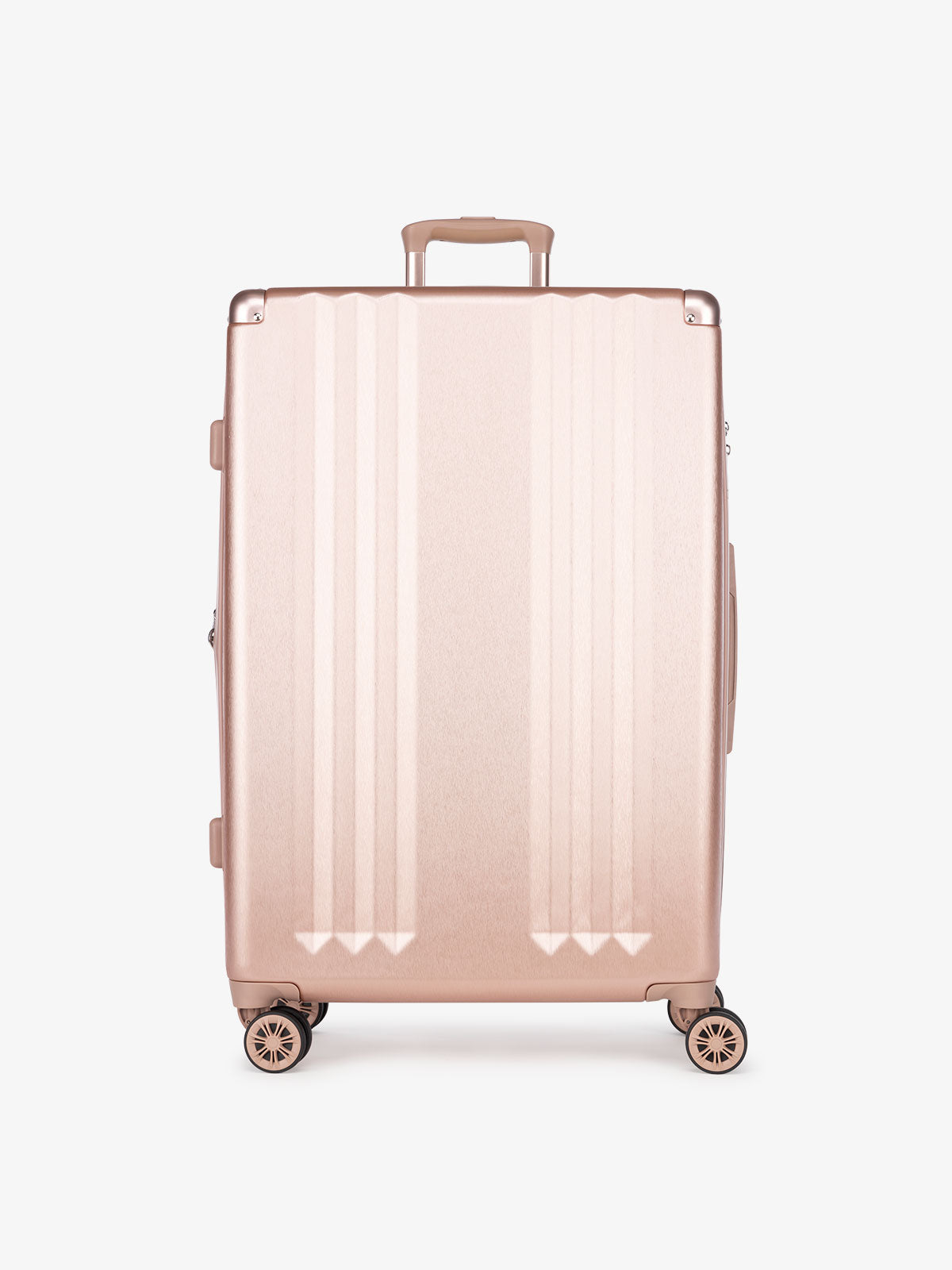 CALPAK Ambeur: lightweight rolling spinner rose gold large luggage part of 2 piece set; LAM2000-ROSE-GOLD