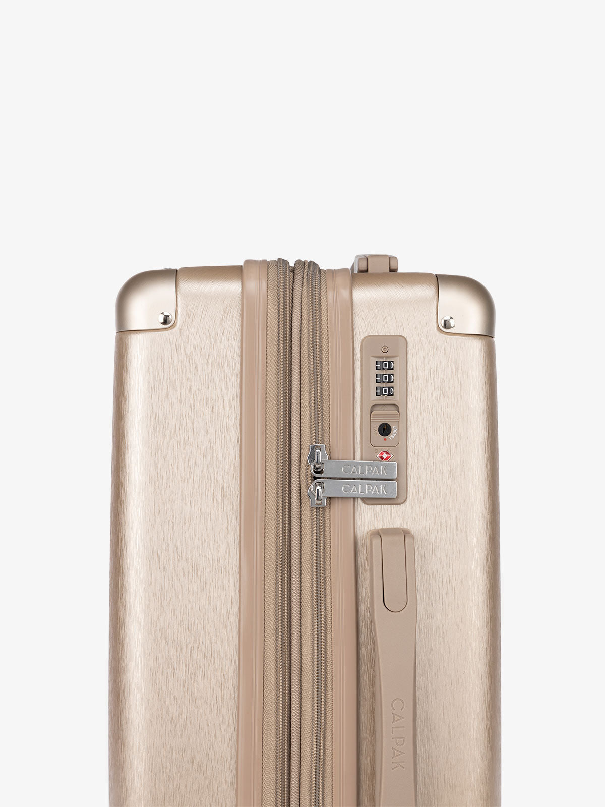gold ambeur carry on luggage tsa locks ; LAM1020-GOLD