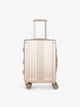 Lightweight gold CALPAK Ambeur 22-inch rolling spinner carry-on luggage with TSA lock; LAM1020-GOLD