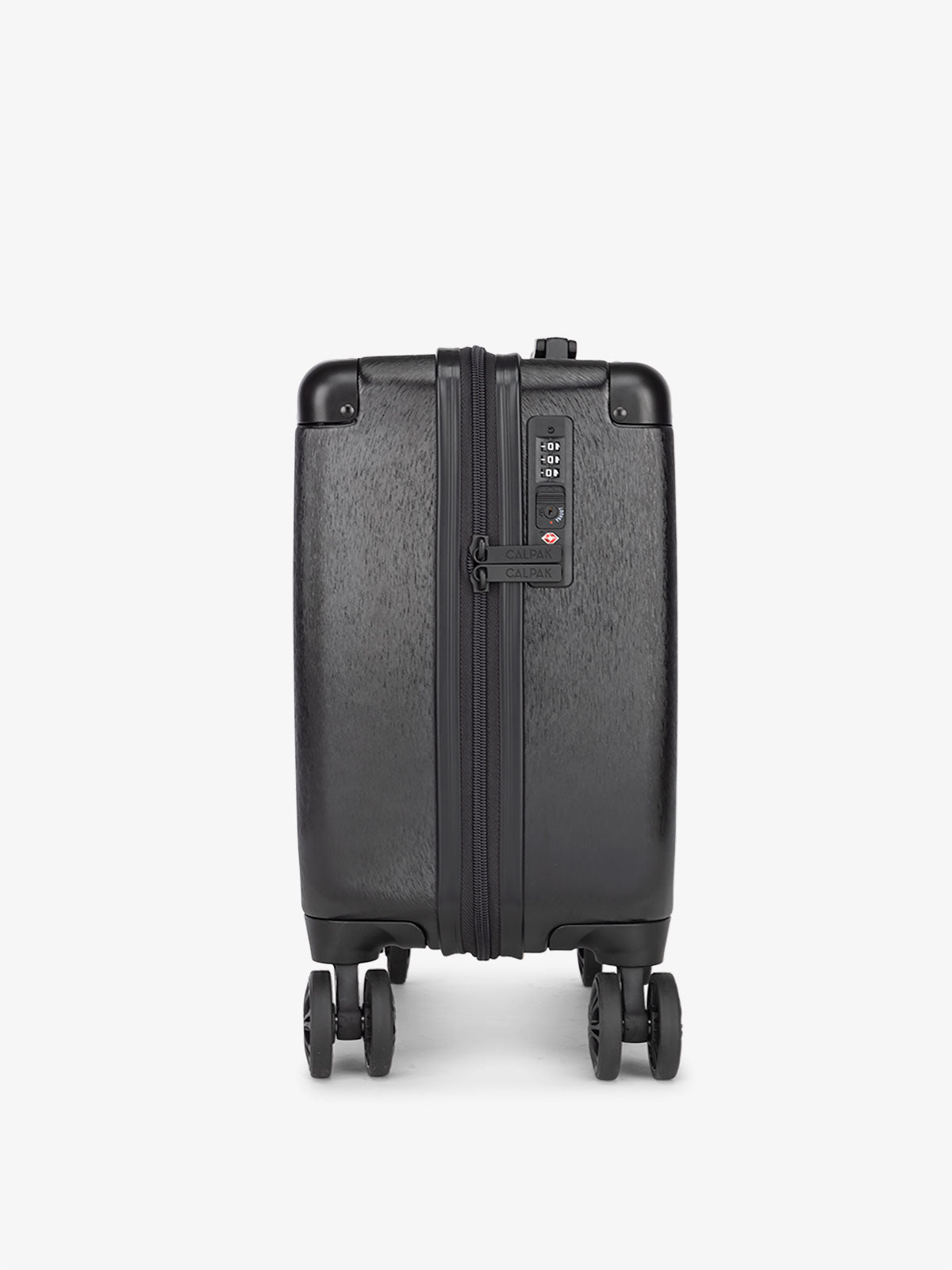 CALPAK Ambuer small suitcase carry on with TSA lock in black; LAM1014-BLACK