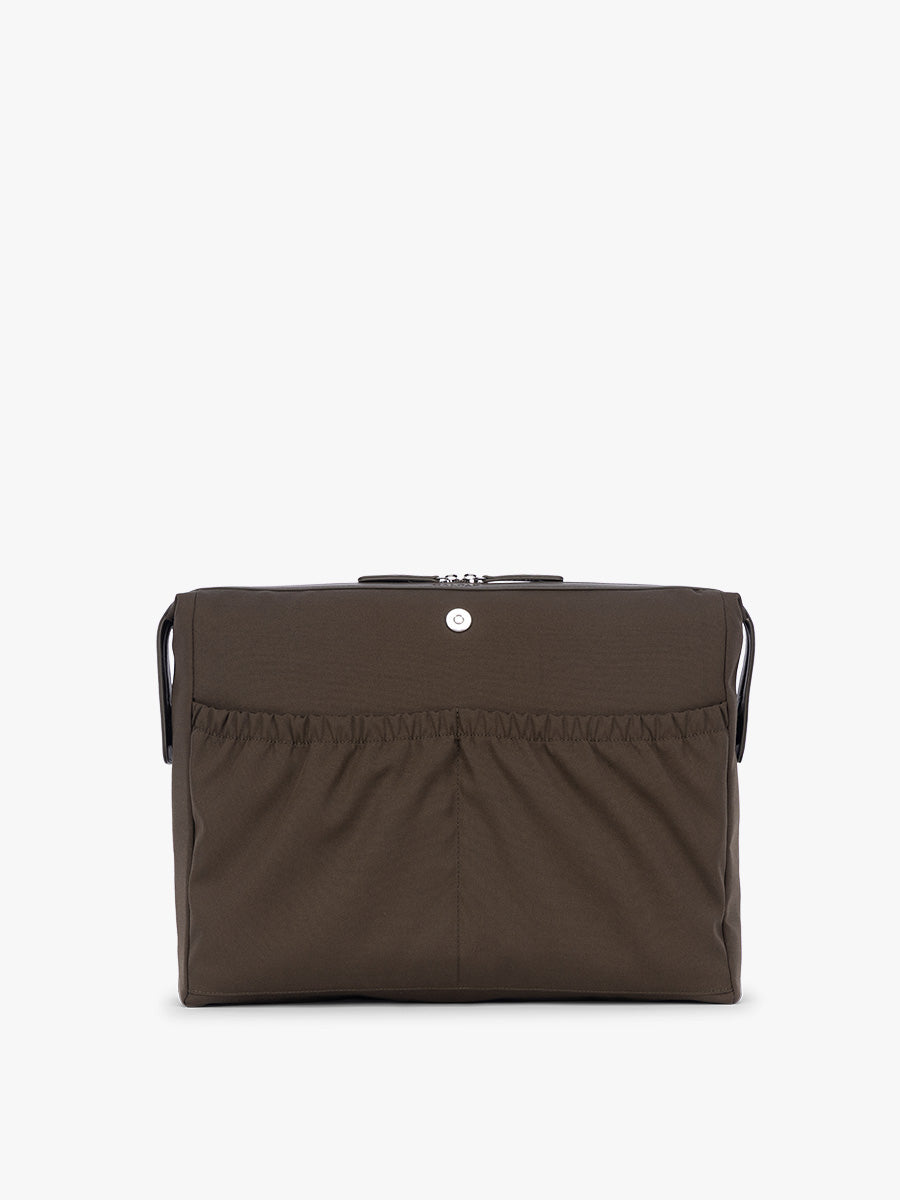 Removeable insert of CALPAK Haven 16" Laptop Tote in dark brown Mushroom; ATO2102-MUSHROOM