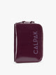  CALPAK Terra Zip Passport Wallet in dark red Dark Cherry on a white background; ATPW2501-DARK-CHERRY