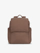 CALPAK Mini Diaper Backpack in brown Hazelnut on a white background; BPC2402-HAZELNUT