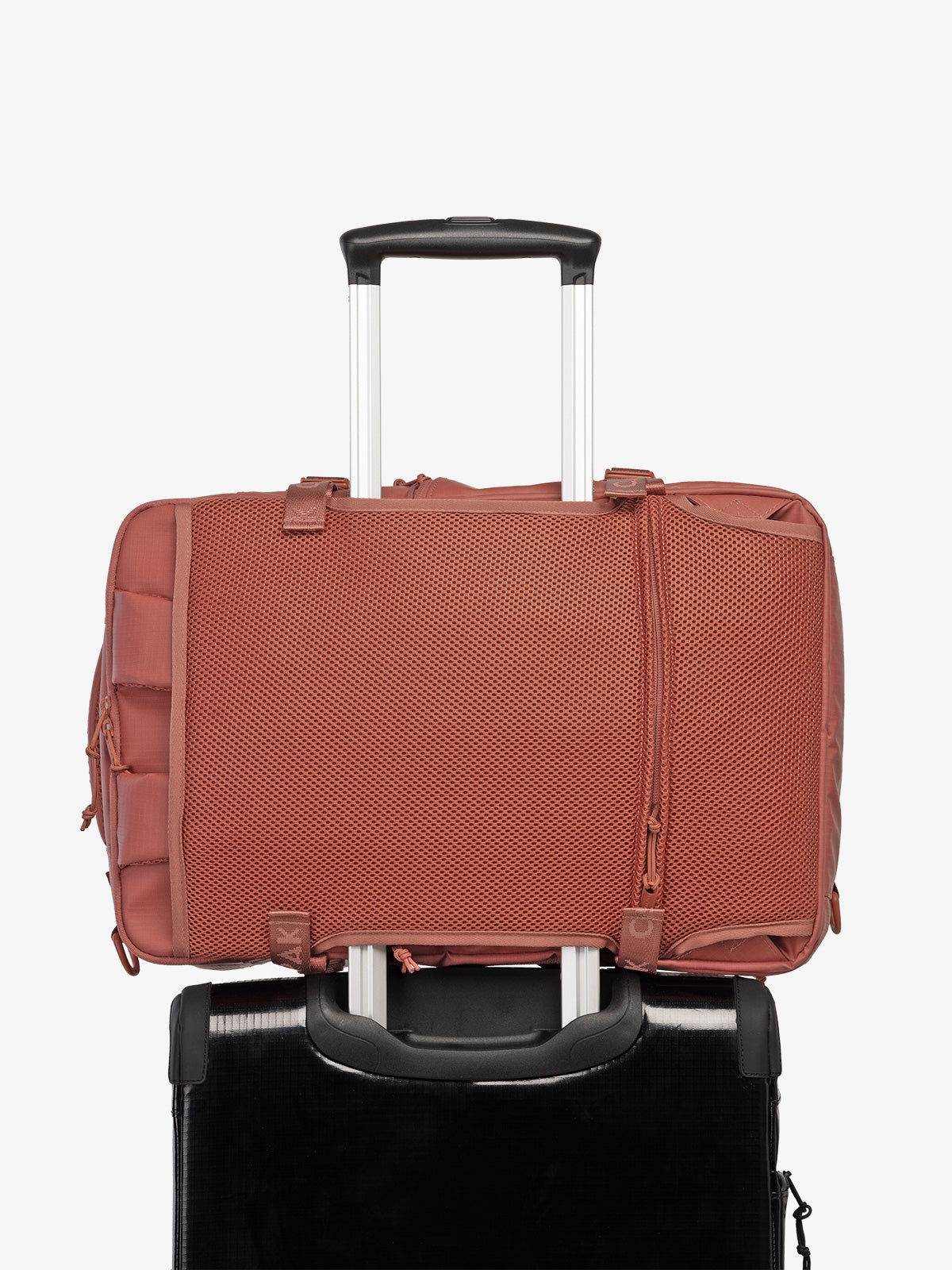 CALPAK Terra 26L Laptop Backpack Duffel in red and orange Matte Clay  duffel trolley sleeve; BPH2201-CLAY