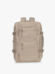 CALPAK Terra 26L Laptop Duffel Backpack in beige Stone front view; BPH2201-STONE