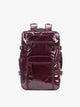 CALPAK Terra 26L Laptop Backpack in dark red Dark Cherry with multiple pockets on a white background; BPH2201-DARK-CHERRY