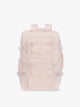 CALPAK Terra 26L Laptop Duffel Backpack with multiple pockets in light pink Shell Pink on a white background; BPH2201-SHELL-PINK