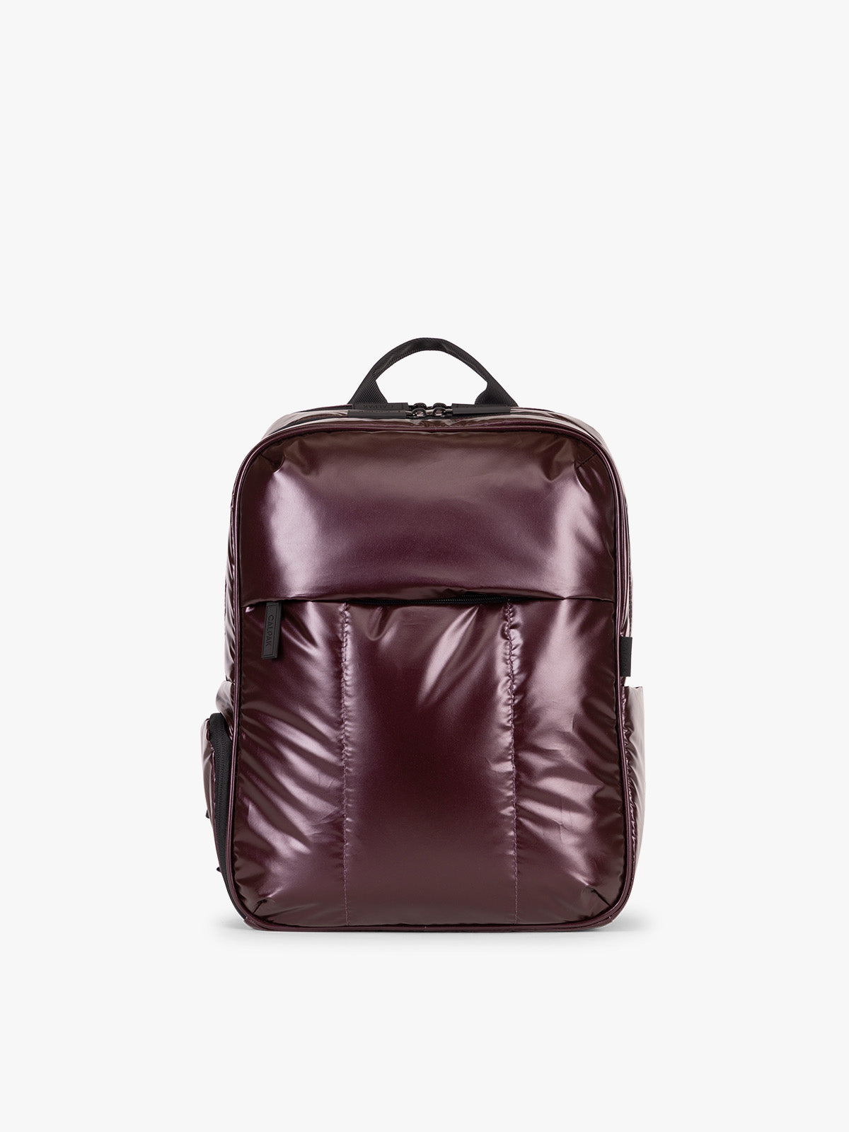 CALPAK Luka Backpack in maroon Dark Cherry ; BPL2001-GLAZED-DARK-CHERRY