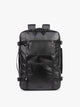 CALPAK Terra 35L Laptop Backpack Duffel in matte black Obsidian on a white background; BPTL2601-MATTE-OBSIDIAN