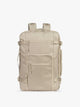 CALPAK Terra 35L Laptop Backpack Duffel in beige Stone on a white background; BPTL2601-STONE