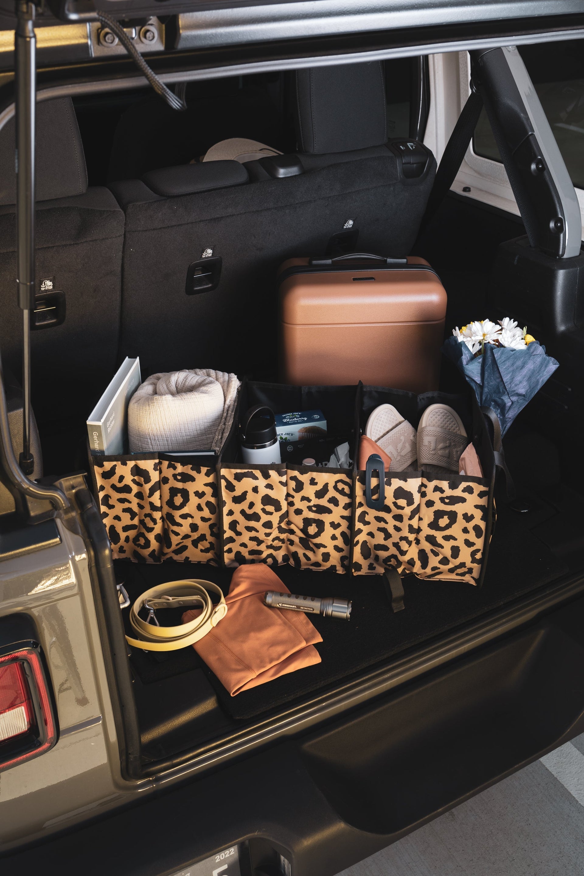 CALPAK car trunk organizer for shoes; ACO2001-CHEETAH