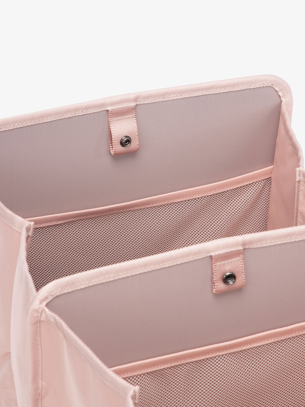 interior of pink CALPAK trunk organizer; ACO2001-PINK-SAND