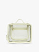 CALPAK Large Clear Cosmetic Case in light green Celadon ; CCC2001-CELADON