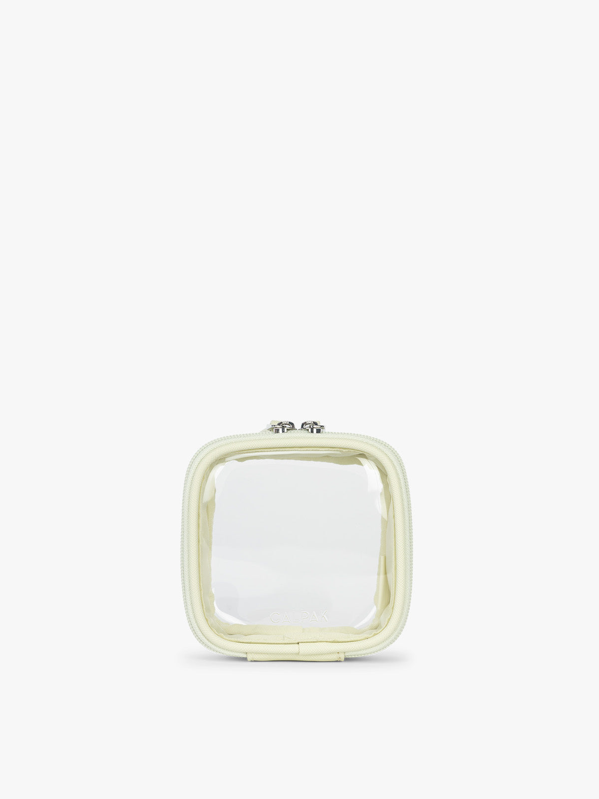 CALPAK Tiny Clear Cosmetic Case in light green Celadon; CCT2501-CELADON