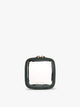 CALPAK Tiny Clear Cosmetics Case in dark green Emerald on a white background; CCT2501-EMERALD