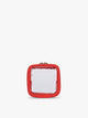 CALPAK Tiny Clear Cosmetic Case in red Tomato; CCT2501-TOMATO