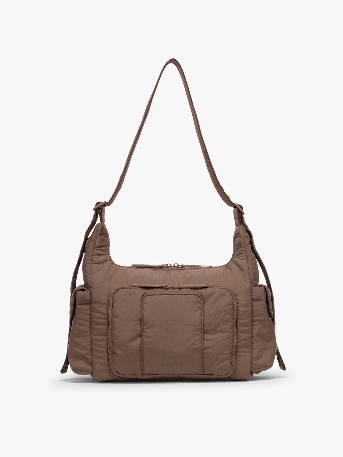 CALPAK Crossbody Diaper Bag in brown Hazelnut; CDB2501-HAZELNUT