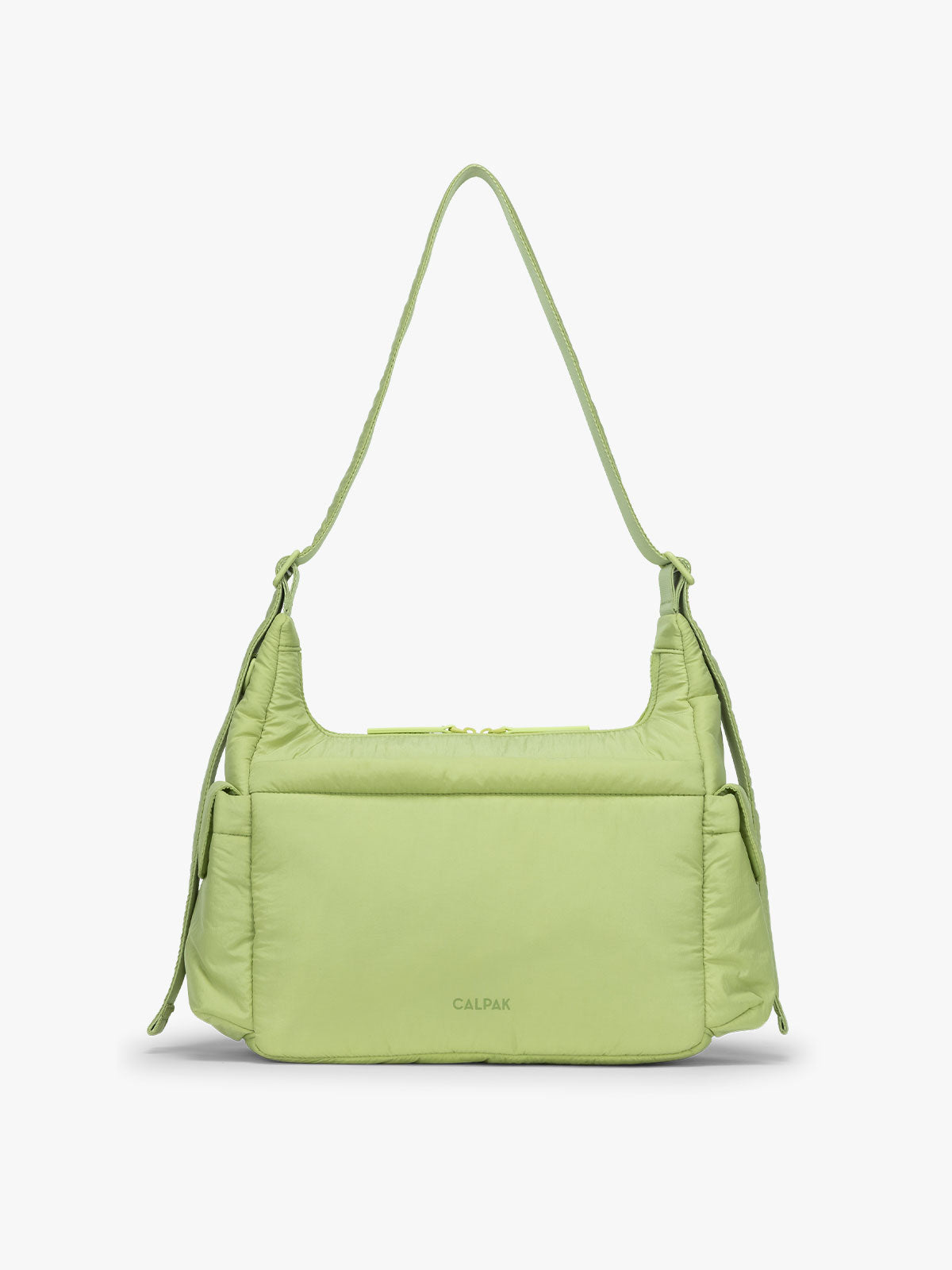 CALPAK Crossbody Diaper Bag in light green Lime; CDB2501-LIME