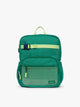 Green CALPAK Kids Medium Backpack with lime green accents on a white background; CKBM2501-GREEN