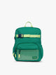 Green CALPAK Kids Small Backpack with lime green accents on a white background; CKBS2501-GREEN
