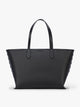 CALPAK Colette 15" Canvas Laptop Tote in black canvas material ; CLCT2601-BLACK