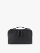 CALPAK Colette Lay-Flat Canvas Toiletry Bag in black; CLTB2601-BLACK