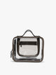 CALPAK Medium Clear Cosmetic Case in brown; CMM2201-MUSHROOM