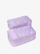 CALPAK Compakt shoe bag set in orchid fields; KSB2001-ORCHID-FIELDS
