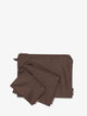 CALPAK Compakt zippered pouches in walnut; KZB2001-WALNUT