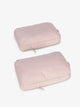 CALPAK compression packing cubes in pink sand; PCC2201-PINK-SAND