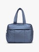 CALPAK Luka Duffel in metallic dark blue material Metallic Indigo; DSM1901-METALLIC-INDIGO