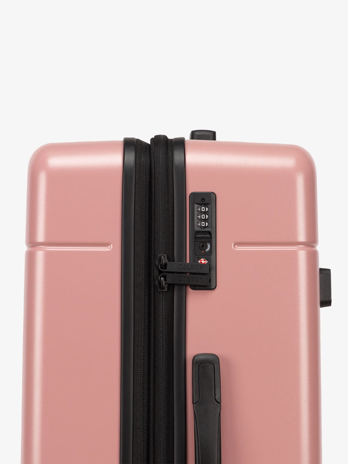 Mauve pink CALPAK medium trunk luggage with TSA accepted lock; LHU1026-MAUVE