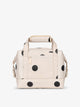 Polka dot printed 8L insulated cooler bag with multiple exterior pockets and water-resistant lining by CALPAK; ISCS2401-POLKA-DOT