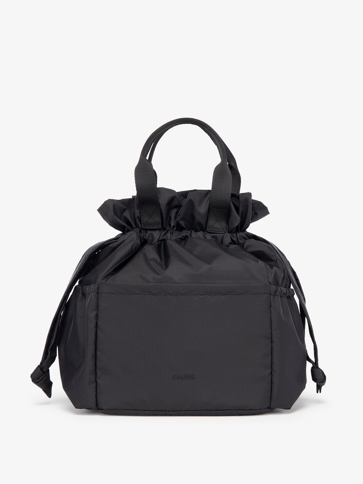 CALPAK black reusable lunch bag; ALB2001-BLACK