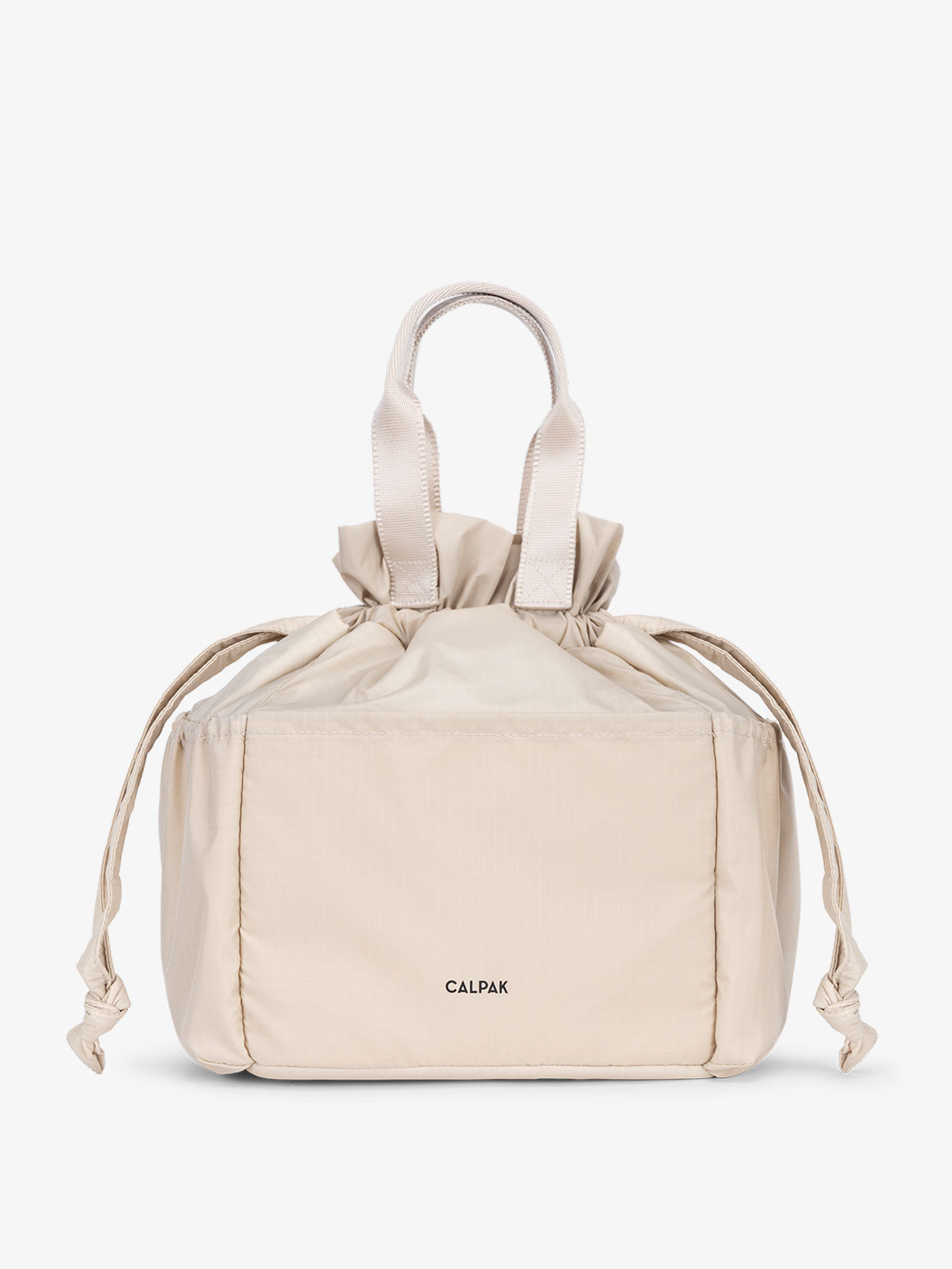 CALPAK Lunch Bag in beige; ALB2001-OATMEAL