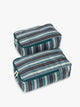 CALPAK Shoe Cubes in Riviera Stripe; KSB2001-RIVIERA-STRIPE