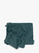 Three dark green teal Kale CALPAK Compakt Zippered pouches of different sizes, arranged in a fan-like layout on a clean white background; KZB2001-KALE